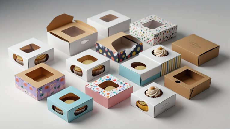Custom Cup Cake Boxes