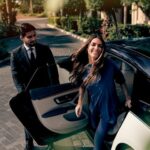 Girl Are Smiling and Happy For chauffeur Service