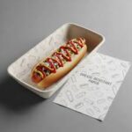 Custom hot dog trays