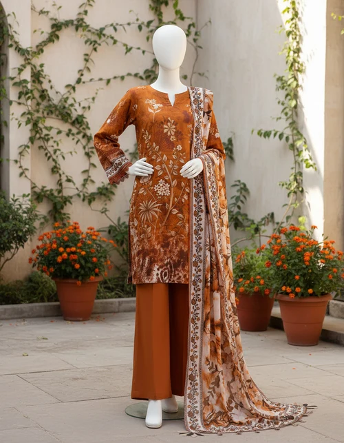 unstitched lawn suit