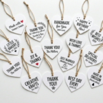 Custom Heart Tags