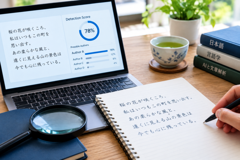 Japanese Writing Analysis Workspace